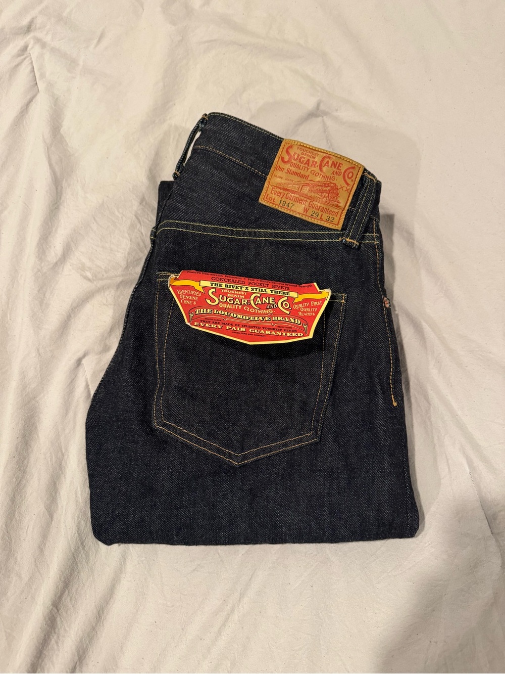 Sugar Cane 1947 Straight Selvedge Jean Size 29